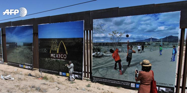 AFP mostra em exposição de fotos a vida na fronteira México-EUA