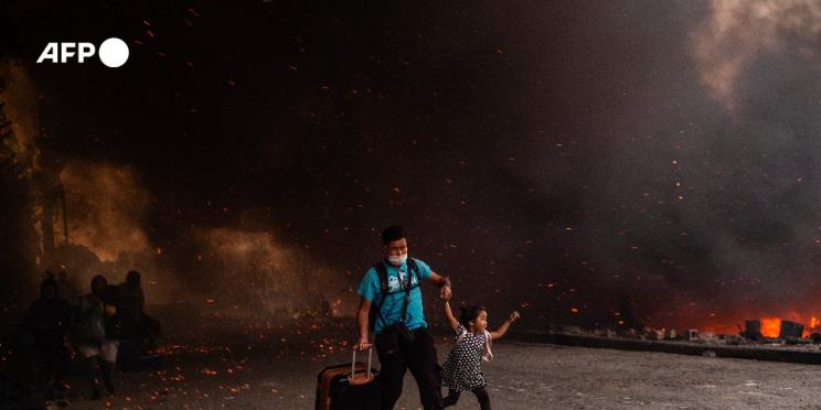 Le photographe de l’AFP Angelos Tzortzinis remporte le prix de la photo de l’année de l’UNICEF